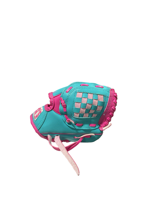 Vist Large View of Product Image Which is Used Dsg TBALL BB/SB Glove RH Throw Carolina Blue 8"