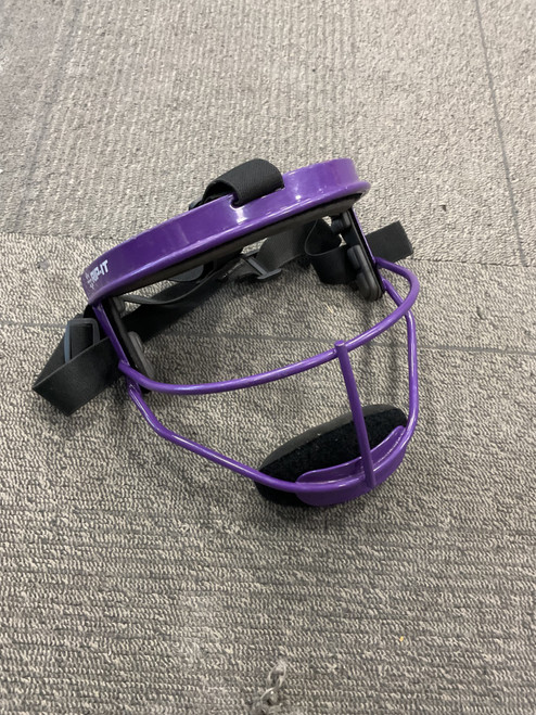 Vist Large View of Product Image Which is Used RIP-IT DEFENSE YOUTH SOFTBALL MASK BB/SB Fielders Mask Purple One Size