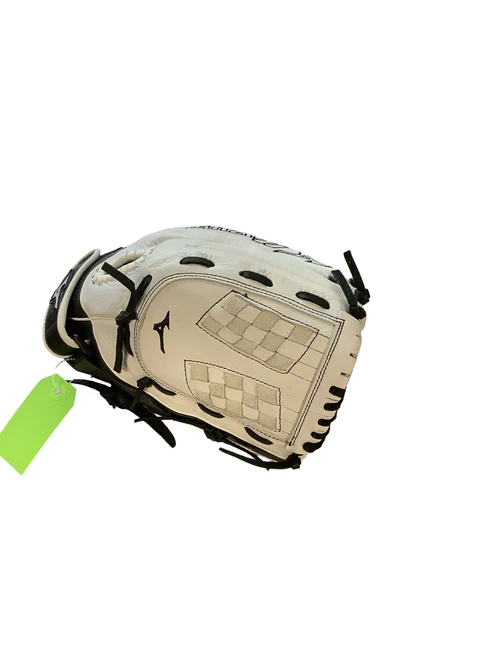 Vist Large View of Product Image Which is Used Mizuno SUPREME FASTPITCH BB/SB Glove RH Throw White 12"