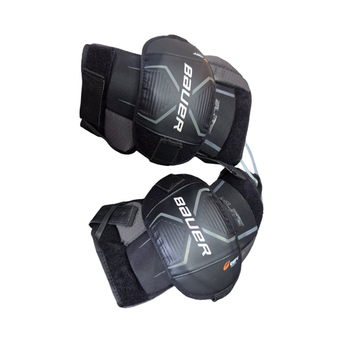 Vist Large View of Product Image Which is Used Bauer ELITE KNEE PADS SR Goalie Accessory
