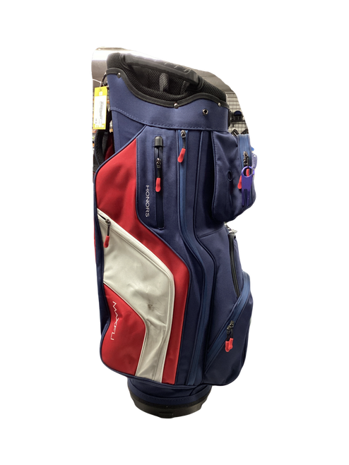 Vist Large View of Product Image Which is Used Maxfli HONORS Mens Cart Bag Navy Blue