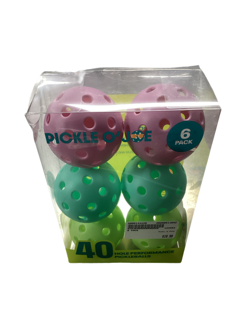 Vist Large View of Product Image Which is Used 6 PACK Pickleball Balls
