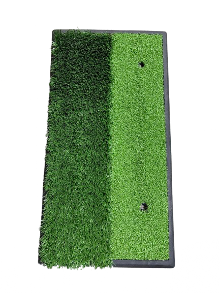 Vist Large View of Product Image Which is Used GOLF DUAL-SURFACE PRACTICE MAT Golf Accessory