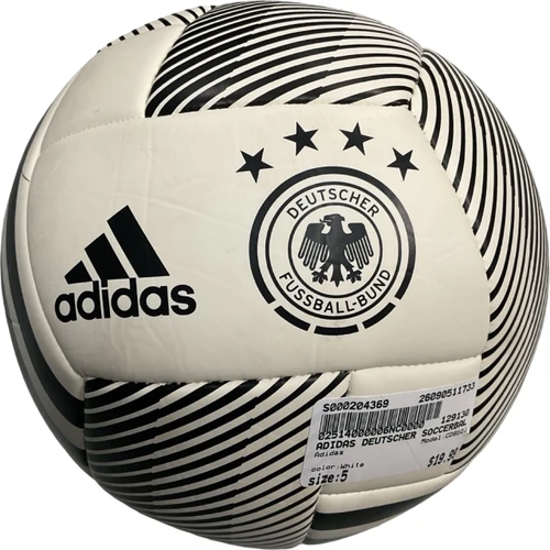 Vist Large View of Product Image Which is Used Adidas CD8502 All Size Soccer Ball White 5