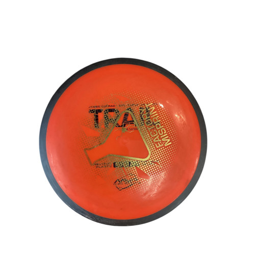 Vist Large View of Product Image Which is Used MVP FACTORY MISPRINT TRAIL Disc Golf Driver Orange 173g