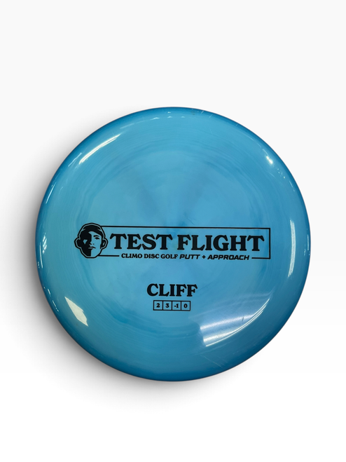 Vist Large View of Product Image Which is Used Discraft TEST FLIGHT CLIFF Disc Golf Putter Royal Blue 174g