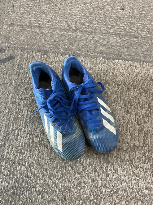 Vist Large View of Product Image Which is Used Adidas X Soccer Cleats Royal Blue Junior 02