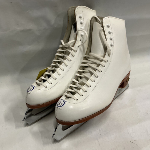 Vist Large View of Product Image Which is Used Riedell JOHN WILSON WomensFigure Skate White Senior 8.5