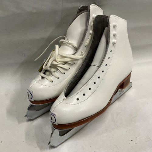 Vist Large View of Product Image Which is Used Riedell WILSON EXCEL Girls Figure Skate White Junior 03