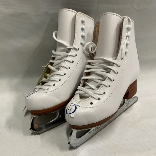 Vist Large View of Product Image Which is Used Jackson 21 Girls Figure Skate White Youth 11.0