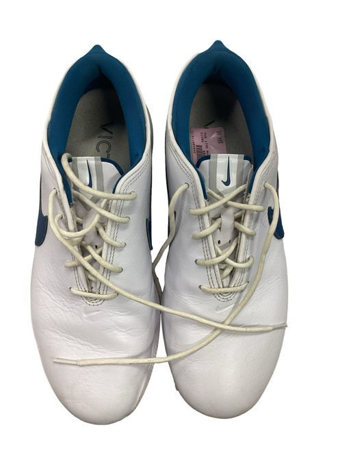 Vist Large View of Product Image Which is Used Nike Mens Golf Shoes White Senior 9.5