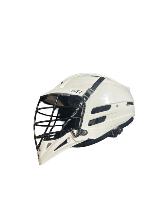 Vist Large View of Product Image Which is Used Cascade CPX-R Lacrosse Helmet White One Size