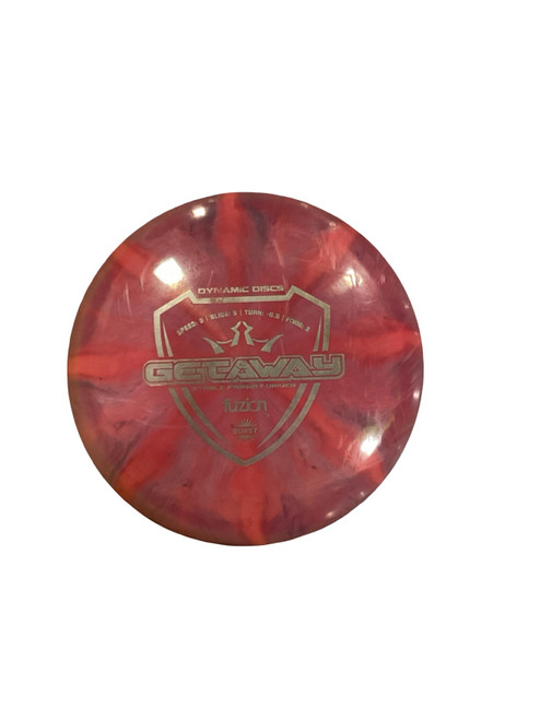 Vist Large View of Product Image Which is Used Dynamic Discs GETAWAY Disc Golf Driver Red 173g