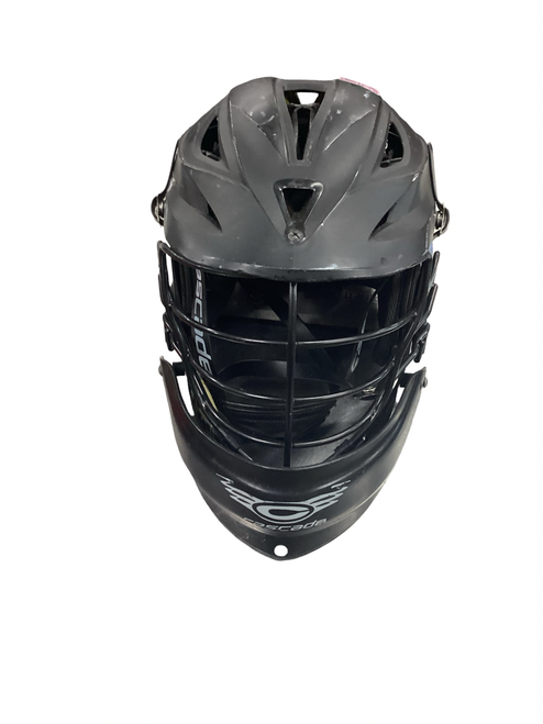 Vist Large View of Product Image Which is Used Cascade R Lacrosse Helmet Black Fits all
