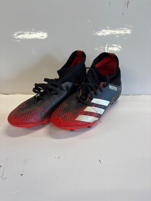 Vist Large View of Product Image Which is Used Adidas Soccer Cleats Black Junior 03.5