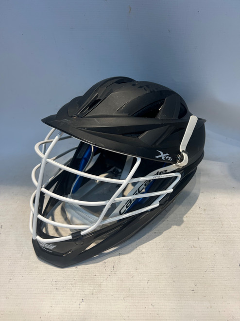 Vist Large View of Product Image Which is Used Cascade XRS Lacrosse Helmet Black LG