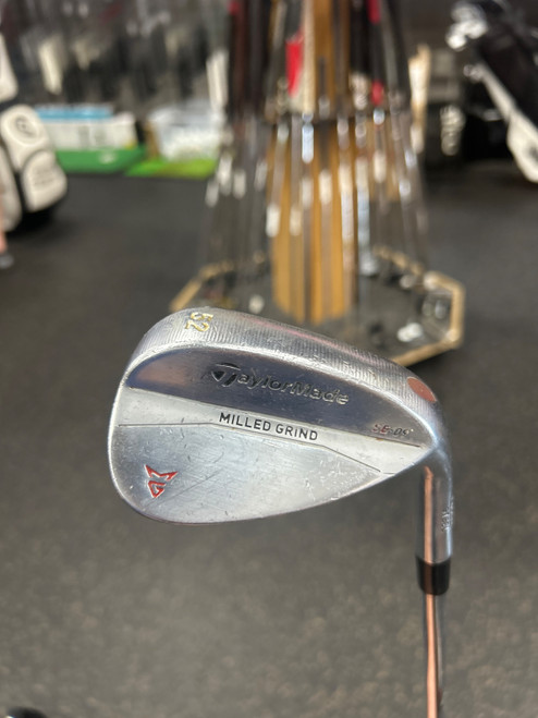 Vist Large View of Product Image Which is Used Taylormade MILLED GRIND Golf Wedge Mens RH 52 Degree