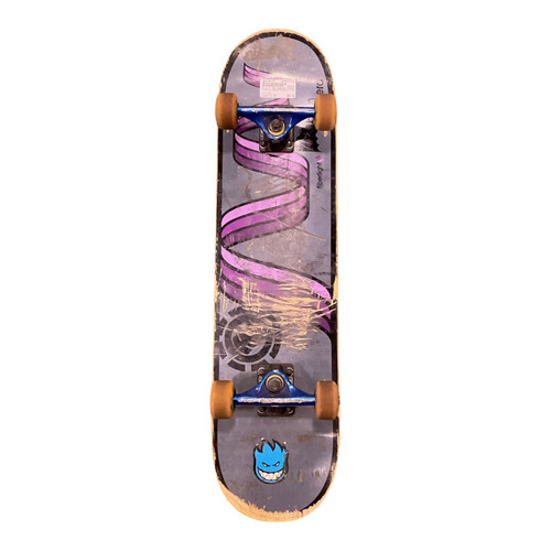 Vist Large View of Product Image Which is Used Element BAM MARGERA FIBERLIGHT CLASSIC Complete Skateboard Grey 7 1/2"