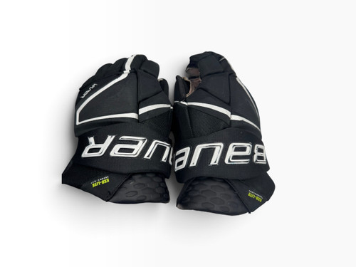 Vist Large View of Product Image Which is Used Bauer HYPERLITE Senior Gloves Black 14"