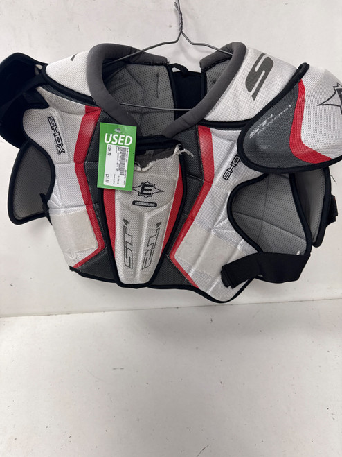 Vist Large View of Product Image Which is Used Easton ST4 Senior Shoulder Pads MD