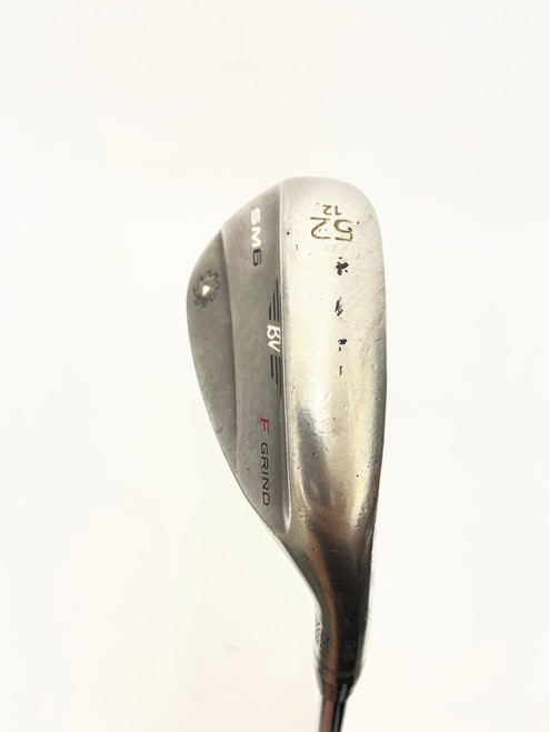 Vist Large View of Product Image Which is Used Titleist SM6 BV F GRIND Golf Wedge Mens RH 52 Degree