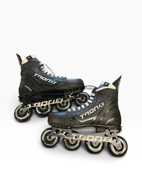 Vist Large View of Product Image Which is Used TRON X SKATES Senior Rec Fitness Skates Black Adjustable