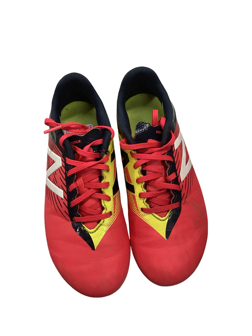 Vist Large View of Product Image Which is Used New Balance FURON Soccer Cleats Red Youth 13.5