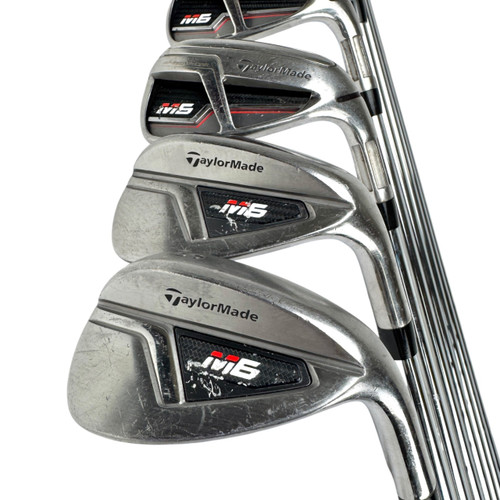 Vist Large View of Product Image Which is Used Taylormade M6 Men's RH Iron Set 5I-SW Regular Flex