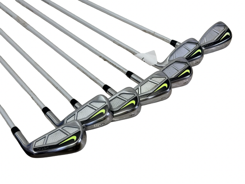 Vist Large View of Product Image Which is Used Nike VAPOR SPEED Mens Golf Iron Set RH 4I-PW w/ Mitsubishi Rayon Fubuki z70 A-Flex Shafts +1/2"