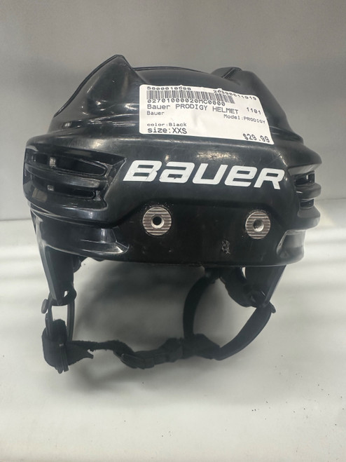 Vist Large View of Product Image Which is Used Bauer PRODIGY Hockey Helmet Only Black XXS