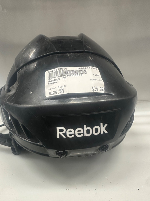 Vist Large View of Product Image Which is Used Reebok 3K Hockey Helmet Only Black SM