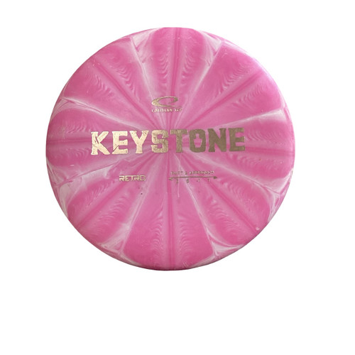 Vist Large View of Product Image Which is Used Latitude 64 KEYSTONE Disc Golf Putter Pink