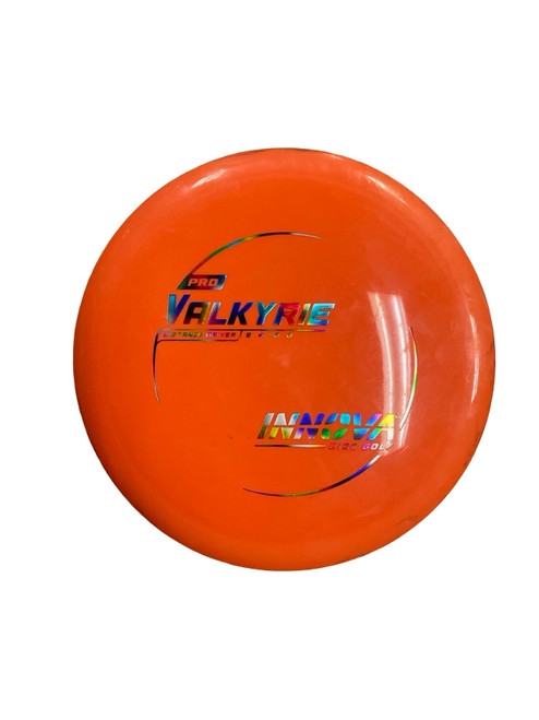 Vist Large View of Product Image Which is Used Innova PRO VALKYRIE Disc Golf Driver Orange 174g