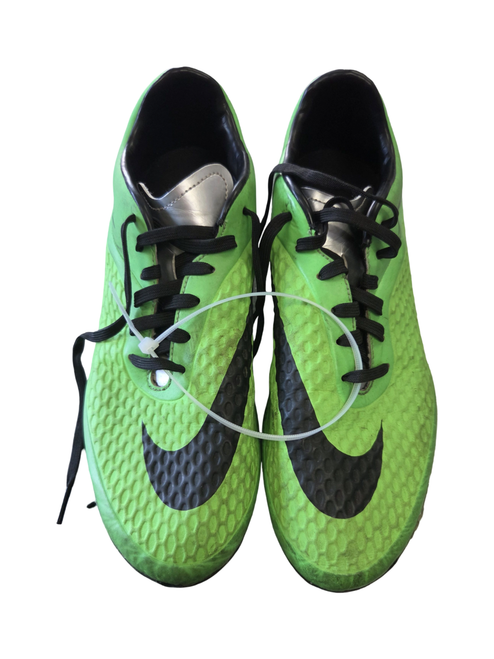 Vist Large View of Product Image Which is Used Nike Soccer Cleats Neon Green Senior 8