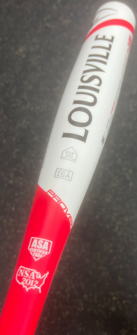 Vist Large View of Product Image Which is Used Louisville Slugger PROVEN BB/SB Fastpitch Bat 28"