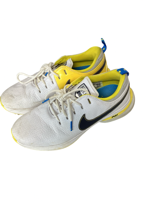 Vist Large View of Product Image Which is Used Nike Mens Golf Shoes Yellow Senior 7