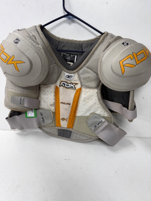 Vist Large View of Product Image Which is Used Reebok 4K Senior Shoulder Pads LG
