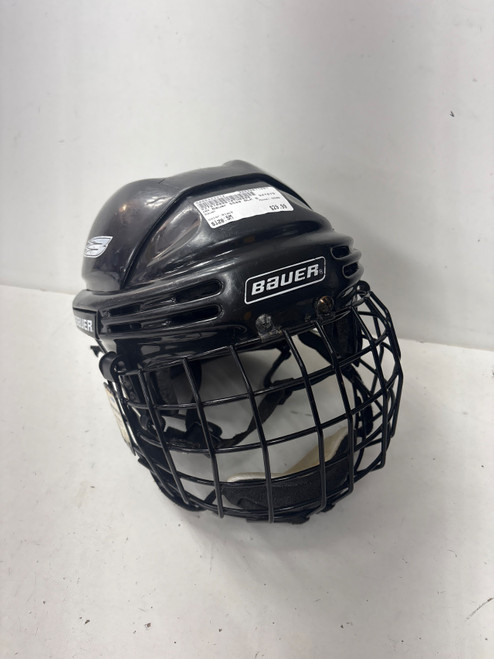 Vist Large View of Product Image Which is Used Bauer 5500 Helmet Cage Combo Black SM