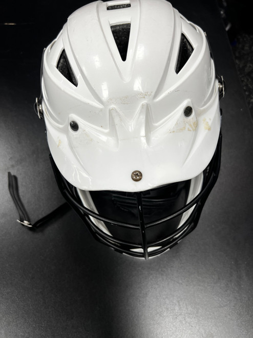 Vist Large View of Product Image Which is Used Cascade CPVR Lacrosse Helmet White SM