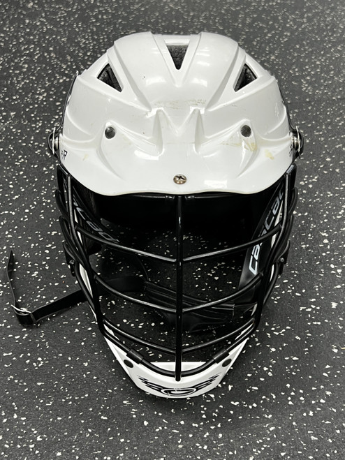 Vist Large View of Product Image Which is Used Cascade CPVR Lacrosse Helmet White SM