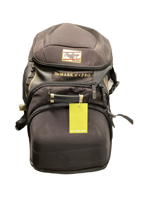 Vist Large View of Product Image Which is Used Rawlings BAG BB/SB Player Backpack Black