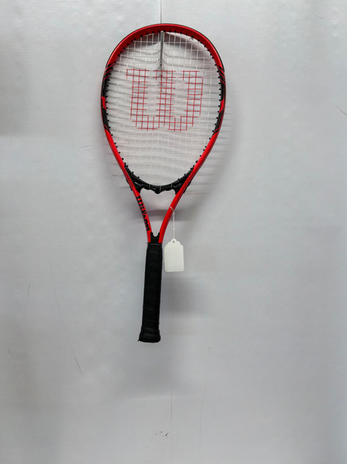 Vist Large View of Product Image Which is Used Wilson FEDERER Adult Tennis Racquet Red Unknown