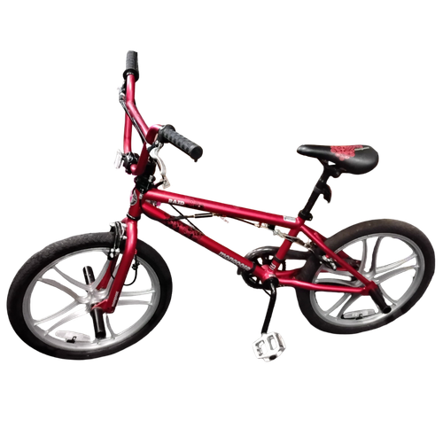 Vist Large View of Product Image Which is Used Mongoose RAID BMX Bike Boys Red 20"