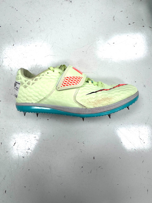 Vist Large View of Product Image Which is Used Nike Track & Field Cleats Adult Green Senior 7.5