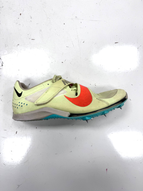 Vist Large View of Product Image Which is Used Nike Track & Field Cleats Adult Yellow Senior 8