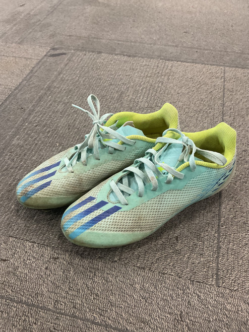 Vist Large View of Product Image Which is Used Adidas Soccer Cleats Carolina Blue Junior 06