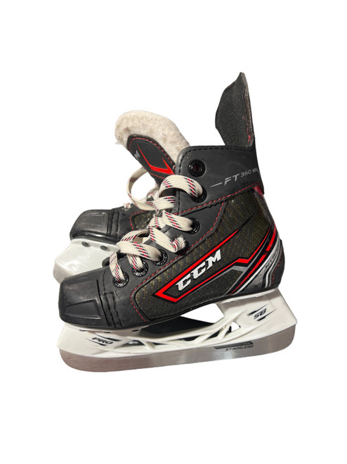 Vist Large View of Product Image Which is Used CCM FT360 Youth Hockey Skate Youth 10.0
