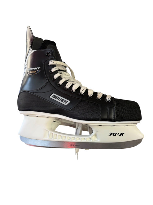 Vist Large View of Product Image Which is Used Bauer IMPACT 100 Senior Hockey Skate Senior 11