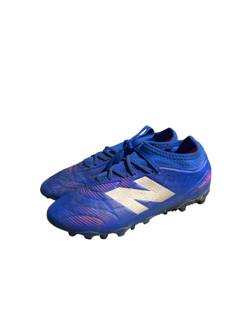 Vist Large View of Product Image Which is Used New Balance Soccer Cleats Royal Blue Junior 03