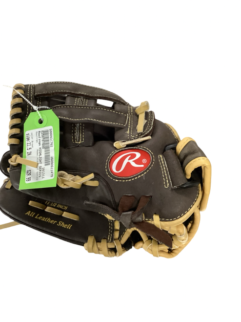 Vist Large View of Product Image Which is Used Rawlings HIGHLIGHT SERIES BB/SB Glove LH Throw Brown 11 1/2"
